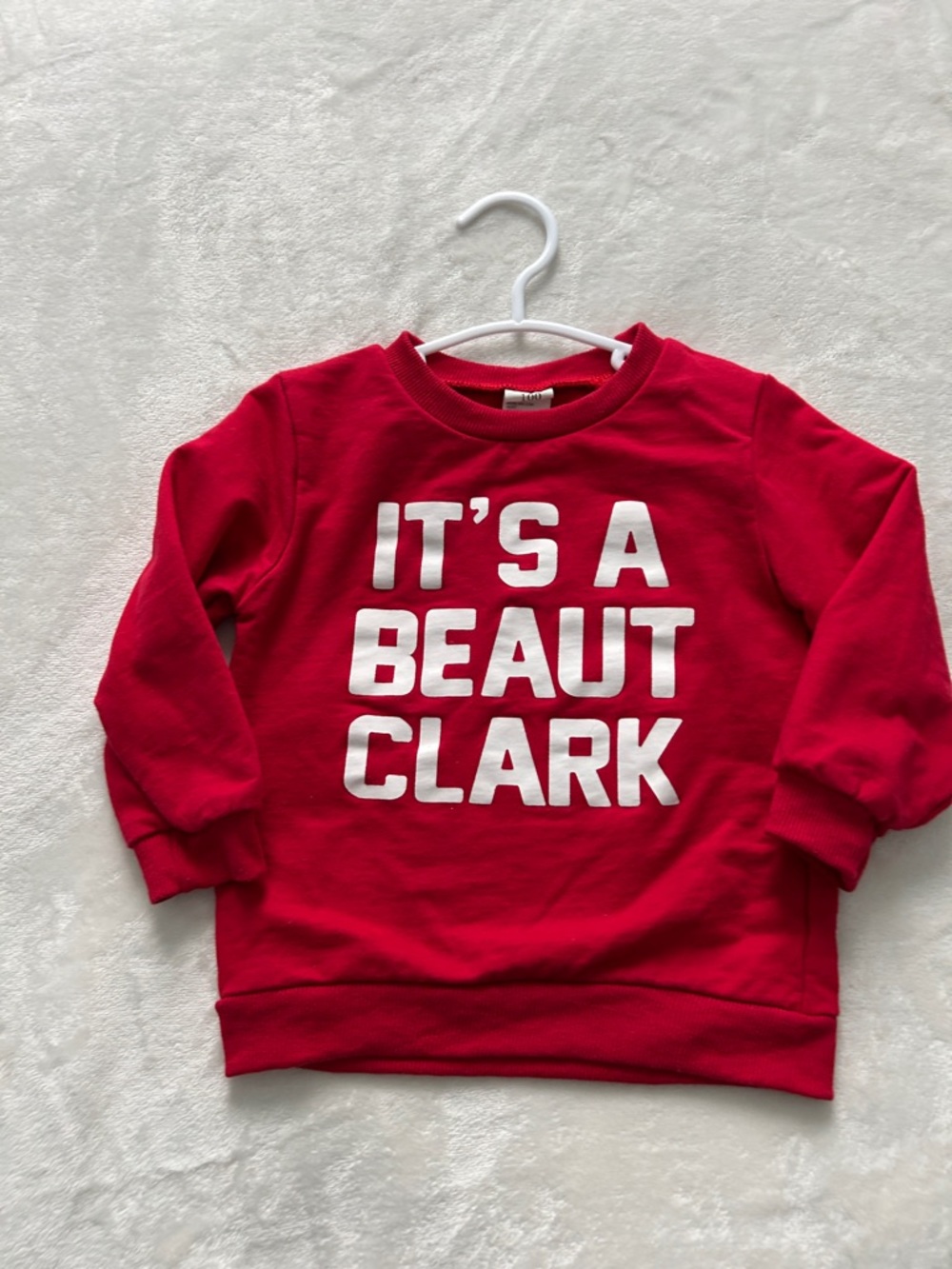 Kids Red National Lampoon's Christmas Vacation Crewneck Sweatshirt